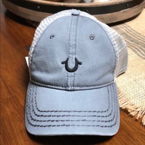 NWT True Religion Baseball Hat Gray